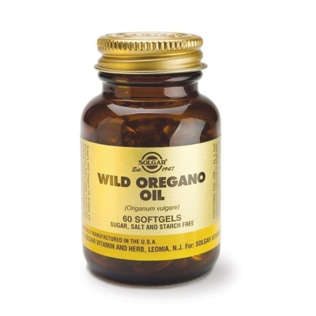 Solgar Wild Oregano Oil Άγρια ρίγανη 175mg 60 μαλακές κάψουλες