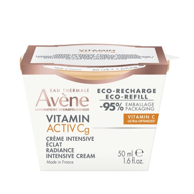 Avene Vitamin Activ Cg Refill Cream Κρέμα Εντατικής Λάμψης Ανταλλακτικό 50ml