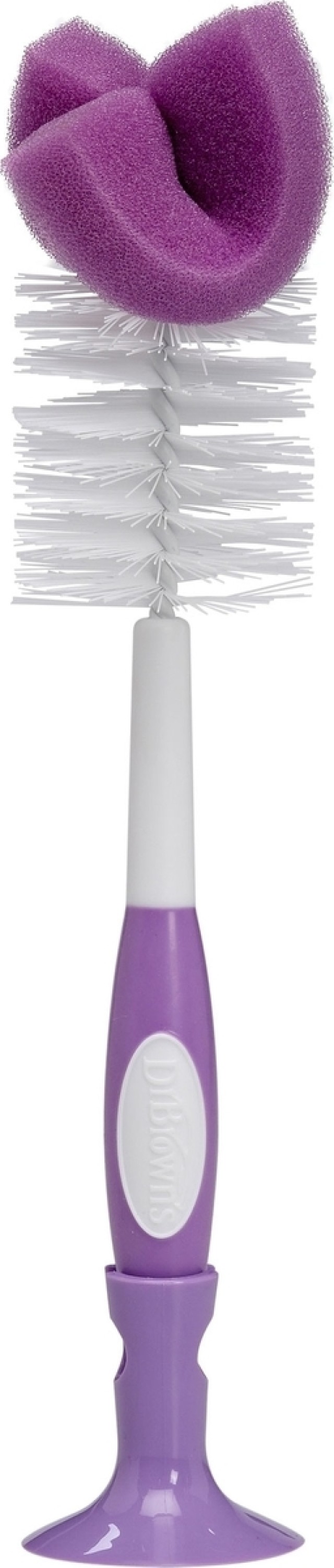 Dr Browns Bοttle Brush AC023, Βούρτσα Καθαρισμού Μπιμπερό, Χρώμα Μωβ 1 Τεμάχιο