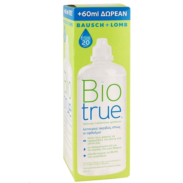Bausch & Lomb BioTrue Υγρό Διάλυμα Φακών Επαφής 360ml