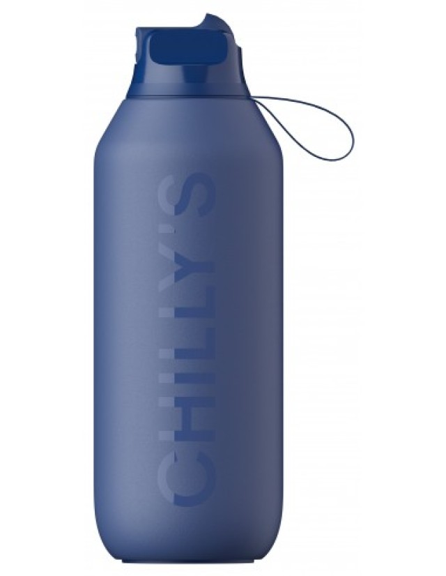 Chillys Series 2 Flip Sport Bottle Whale Blue 500ml