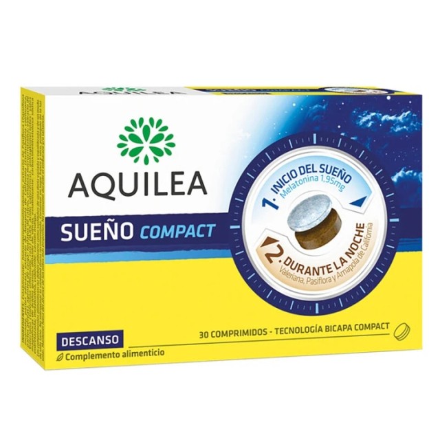 Aquilea Sueno Compact Συμπλήρωμα για Χαλάρωση & Ύπνο 30 Δισκία