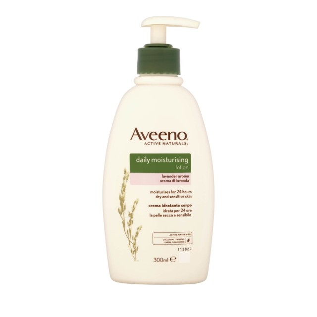 Aveeno Daily Moisturing Lotion Lavender Aroma, Ενυδατικό Γαλάκτωμα 300ml