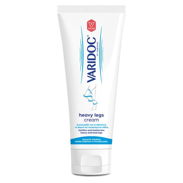 Vican Varidoc Heavy Legs Cream, Ανακουφίζει & Ενυδατώνει τα Βαριά & Κουρασμένα Πόδια 250ml