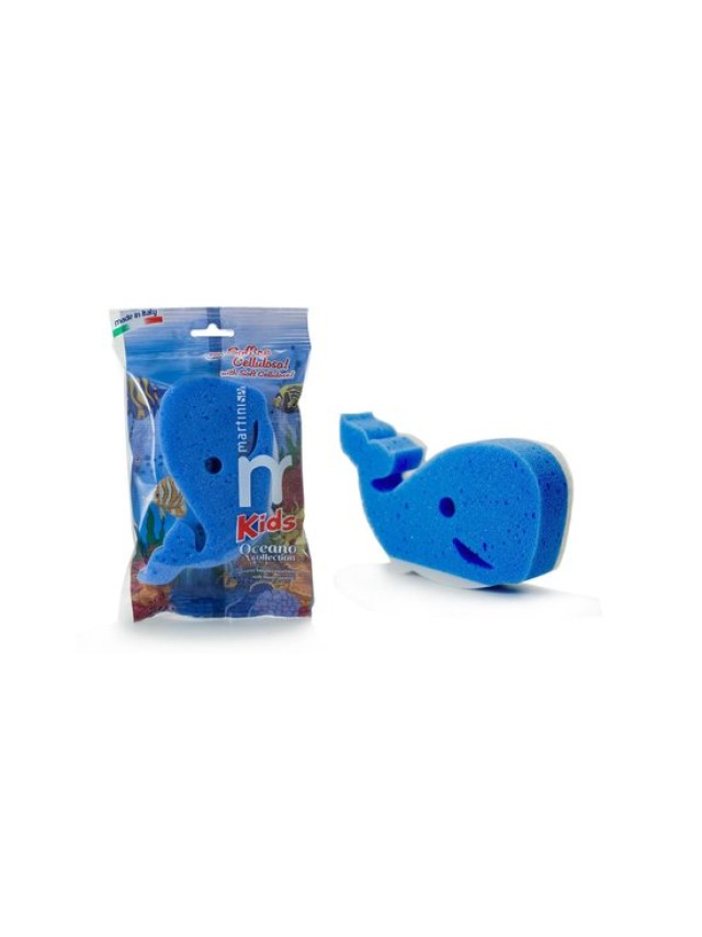 Martini Massage Kids Oceano Collection, Σφουγγάρι με Σχέδιο Φάλαινα 1 Τεμάχιο