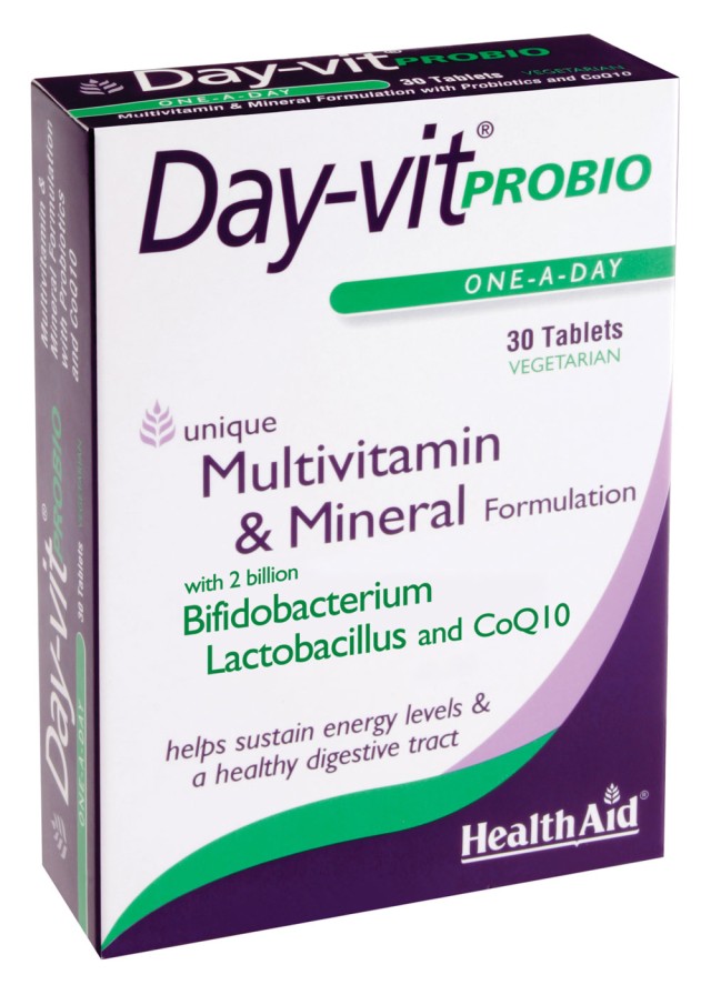 Health Aid Day-vit Probio, Πολυβιταμίνες 30 Ταμπλέτες