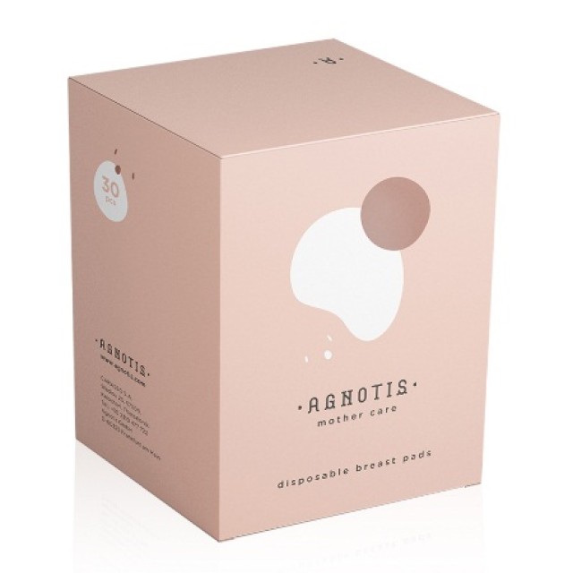 Agnotis Mother Care Disposable Breast Pads Επιθέματα Στήθους, 30 τεμάχια