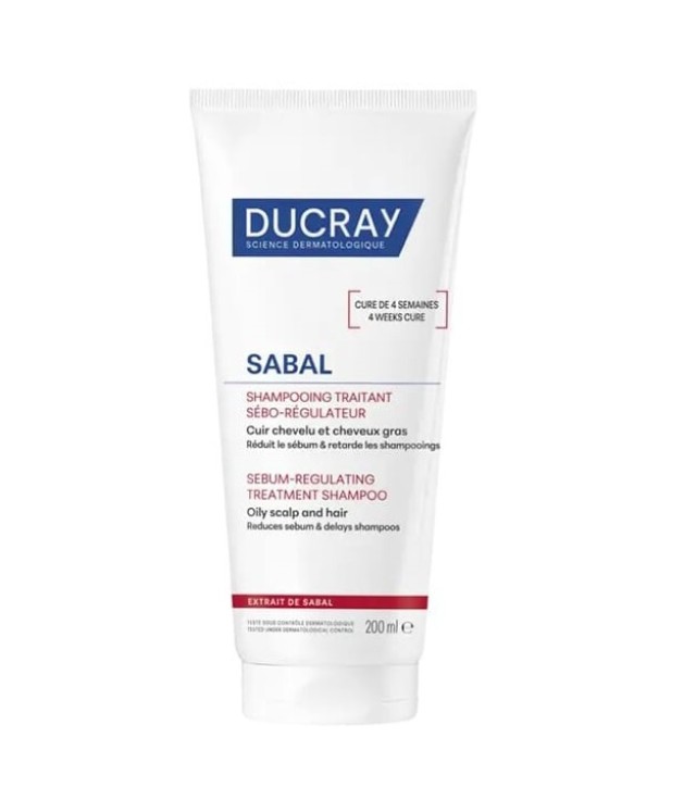 Ducray Sabal Σαμπουάν Αγωγής για Λιπαρά Μαλλιά 200ml