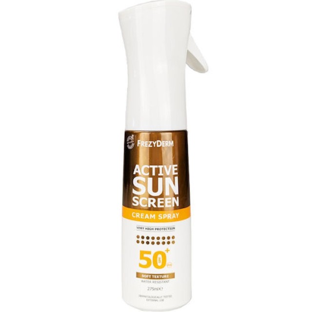 Frezyderm Active Sunscreen Cream Spray SPF50+ Αντηλιακή Κρέμα σε Spray 275ml