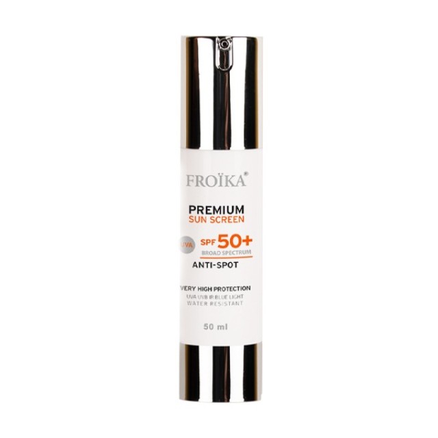 Froika Premium Sun Screen SPF50+ Anti-Spot Νέα Γενιά Φωτοπροστασίας Κατά της Γήρανσης & Λευκαντική Δράση 50ml