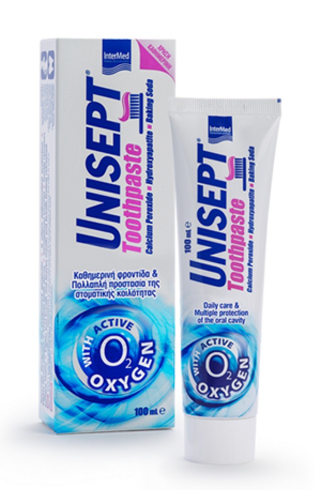 Intermed Unisept Toothpaste Daily Use With Active Oxygen, Οδοντόπαστα για την Καθημερινή Φροντίδα 100ml