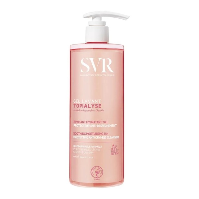 SVR Topialyse Lavant Gel Καθαρισμού Προσώπου & Σώματος για Ξηρό & Ευαίσθητο Δέρμα 400ml