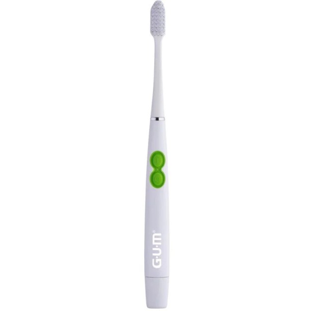 GUM Sonic Daily Soft 4100 Χρώμα Λευκό, 1 Οδοντόβουρτσα & Μπαταρία