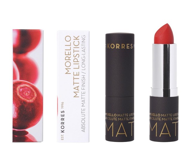 Korres Morello Matte Lipstick 54 Classic Red
