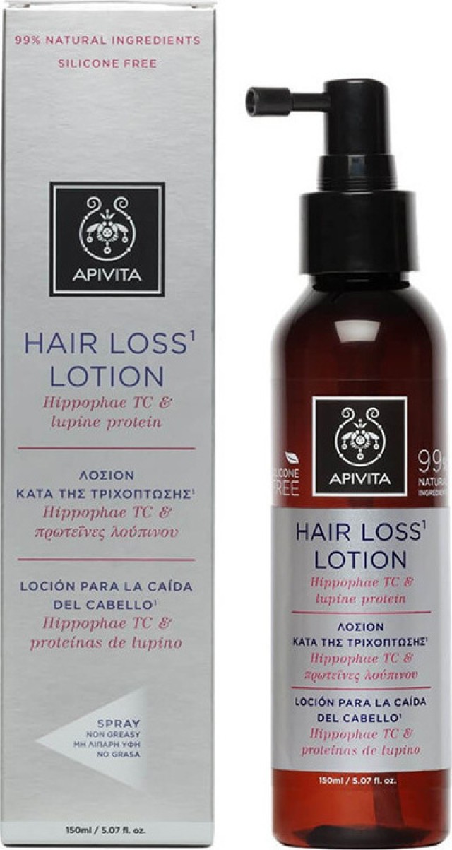 Apivita Tonic Λοσιόν κατά της Τριχόπτωσης, Hippophae TC & Πρωτεΐνες Λούπινου 150ml