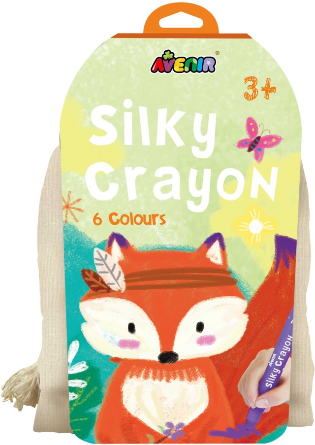 Avenir Silky Crayon 6 Colours, 6 Πολύχρωμες Κηρομπογιές 