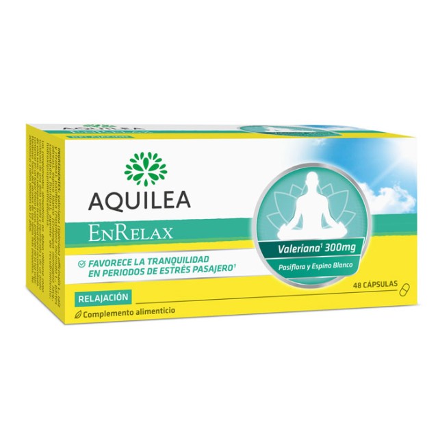  Aquilea Enrelax Valeriana 300mg Συμπλήρωμα για Άγχος & Αϋπνία 48caps