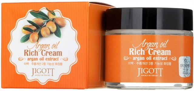 Jigott Argan Oil Rich Cream Κρέμα Προσώπου Για Θρέψη & Ενυδάτωση Με Λάδι Αργκάν 70ml