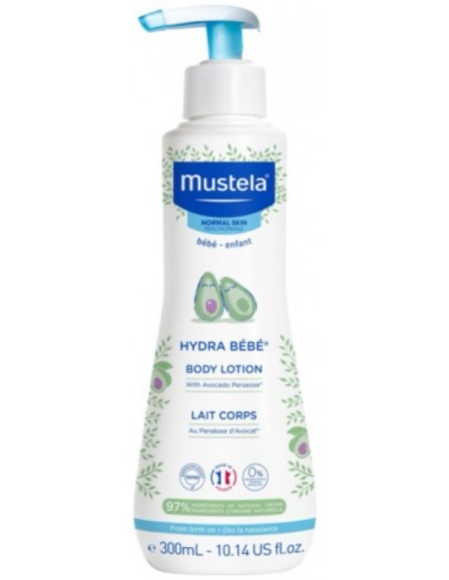 Mustela Hydra Bebe Κρέμα Ενυδάτωσης Σώματος, με Αβοκάντο Βιολογικής Καλλιέργειας 300ml