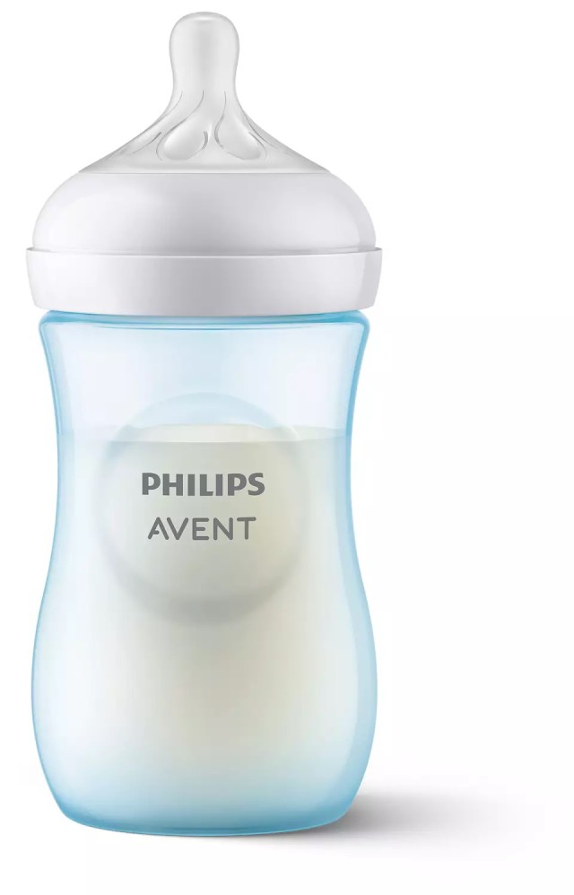 Philips Avent Natural Response Θηλή Σιλικόνης 1m+ Μπλε Mπιμπερό Πλαστικό 260ml