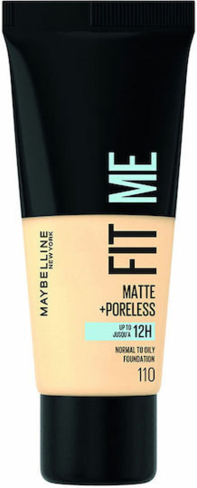 Maybelline Fit Me Matte + Poreless Liquid Make Up με Ματ Αποτέλεσμα 110 Porcelain 30ml