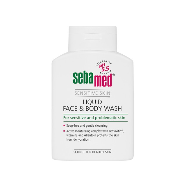 Sebamed Liquid Face & Body Wash, Υγρός Καθαρισμός Προσώπου & Σώματος 300ml