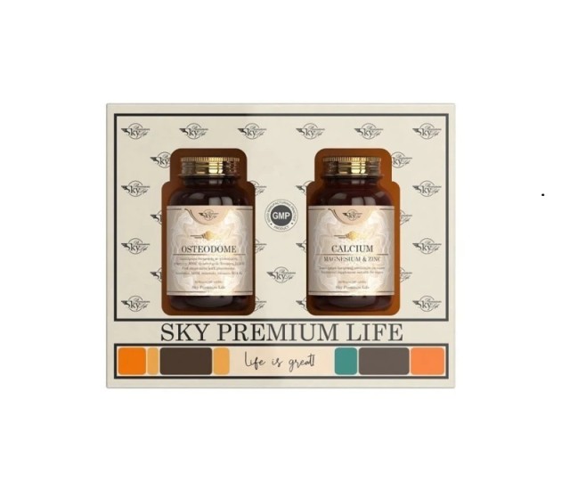Sky Premium Life Osteodome 60 ταμπλέτες & Calcium, Magnesium & Zinc 60 ταμπλέτες