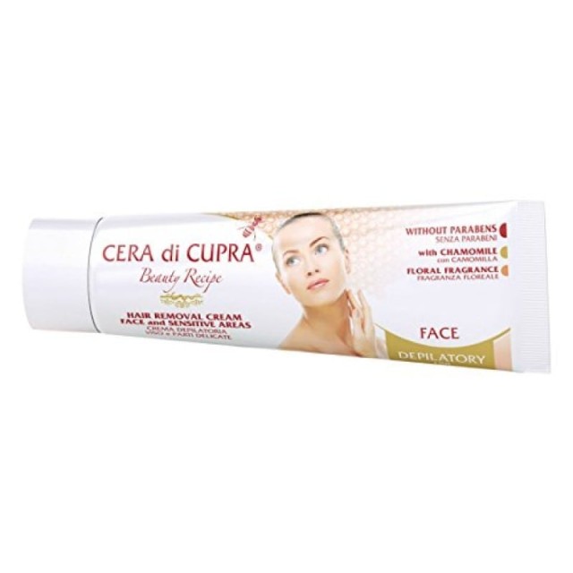 Cera di Cupra Κρέμα Αποτρίχωσης για το Πρόσωπο & τις Ευαίσθητες Περιοχές, 50ml
