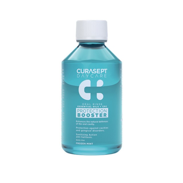 Curasept Daycare Protection Booster Frozen Mint, Στοματικό Διάλυμα για την Ουλίτιδα κατά της Πλάκας 500ml