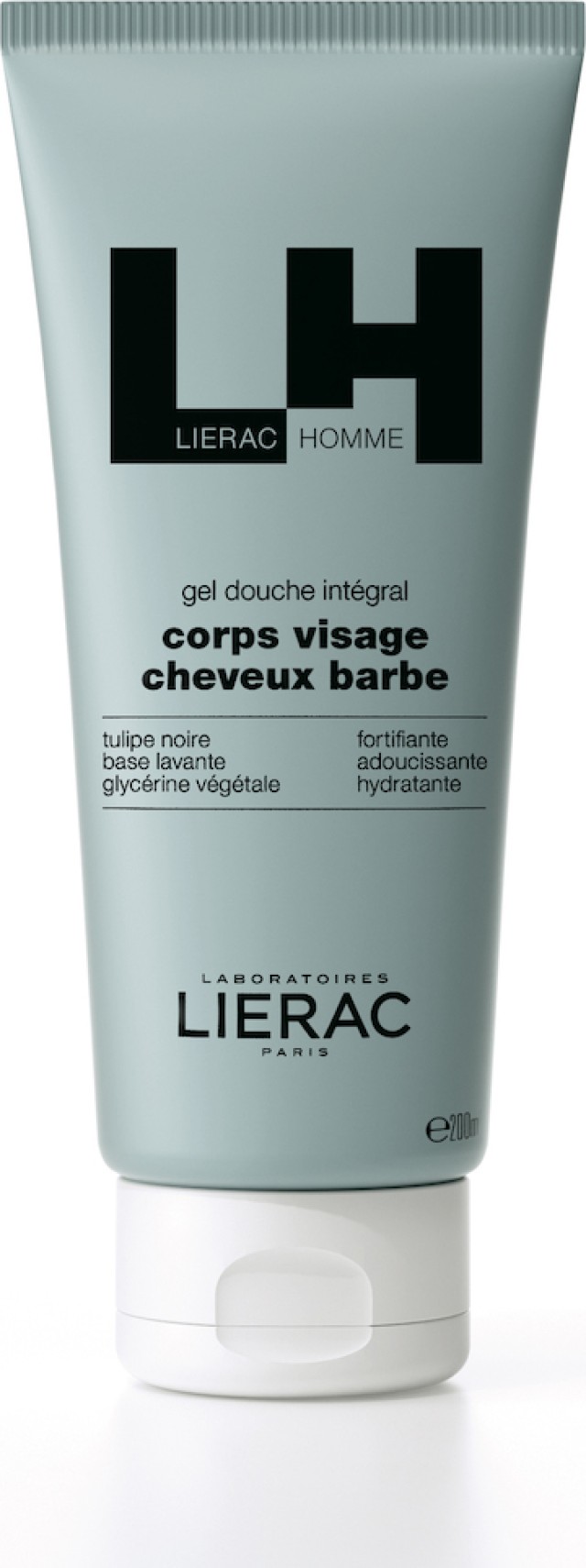 Lierac Homme Gel Douche Integral, Καθαριστικό για Σώμα, Πρόσωπο, Μαλλιά & Γένια 200ml