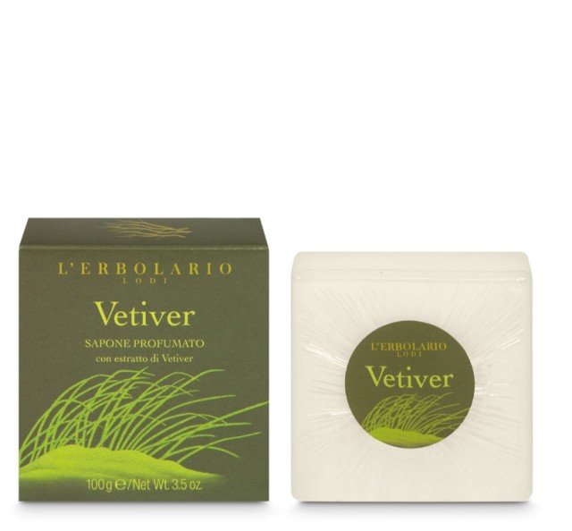 LErbolario Sapone Profumato Vetiver Αρωματικό Σαπούνι 100g
