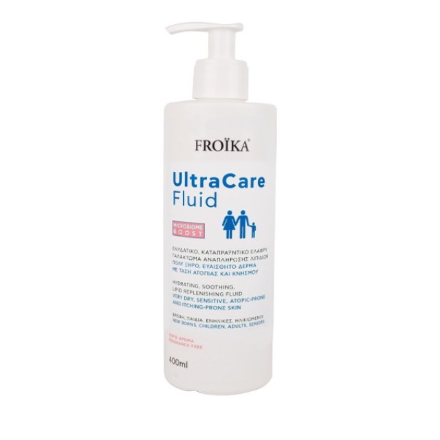 Froika UltraCare Fluid Ενυδατικό, Καταπραϋντικό Ελαφρύ Γαλάκτωμα Αναπλήρωσης Λιπιδίων 400ml