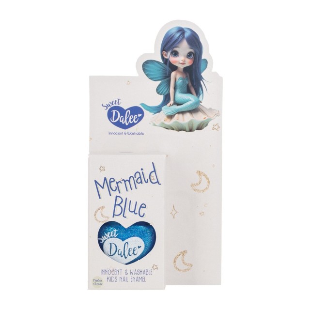 Medisei Sweet Dalee Nail Polish Mermaid Blue No.909 Παιδικό Βερνίκι Νυχιών 12ml 