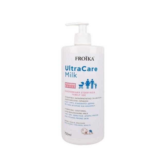 Froika UltraCare Milk Ενυδατικό, Καταπραϋντικό Γαλάκτωμα Αναπλήρωσης Λιπιδίων 750ml