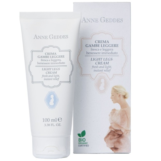 Anne Geddes Light Legs Cream Βιολογική Κρέμα Ανακούφισης Ποδιών 100ml