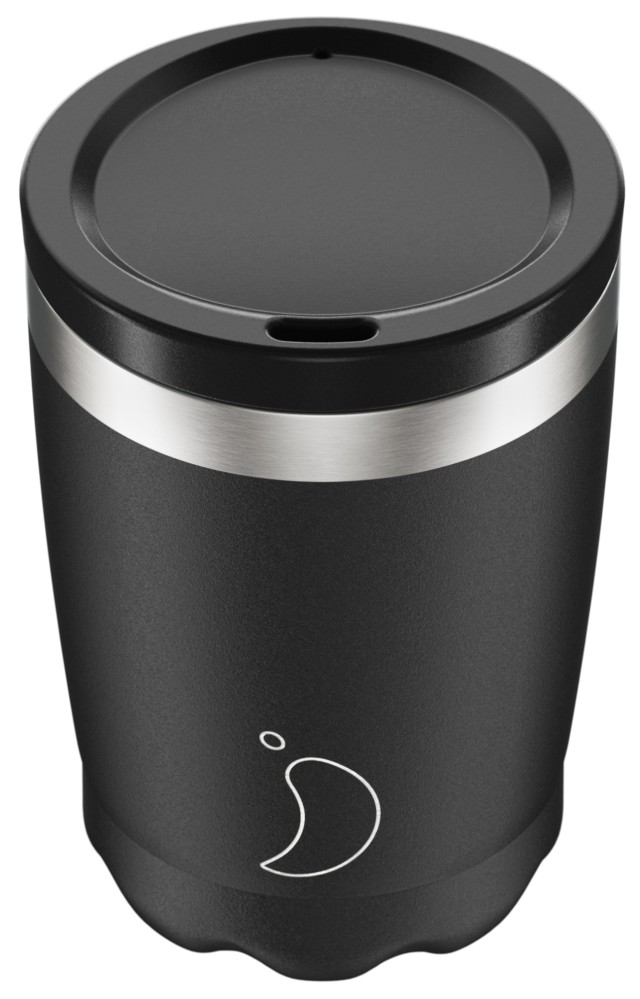 Chillys Coffee Cup Θερμός 340ml, Monochrome Edition Black