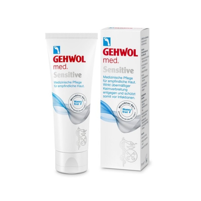 Gehwol Med Sensitive, Κρέμα Ειδικής Φροντίδας για το Ευαίσθητο Δέρμα των Ποδιών 75ml