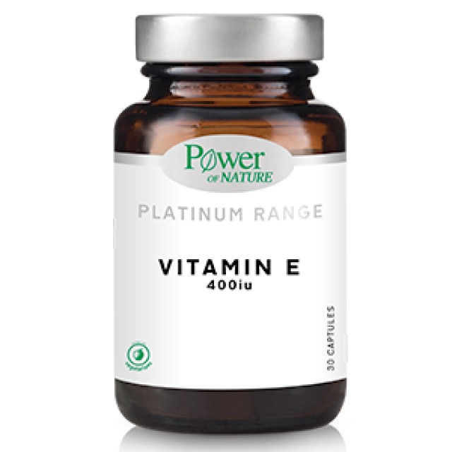 Power of Nature Platinum Range Vitamin E 400IU 30 Κάψουλες 