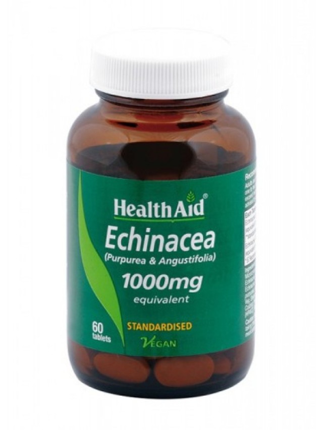Health Aid Echinacea 1000mg, Συμπλήρωμα Διατροφής 60 Ταμπλέτες