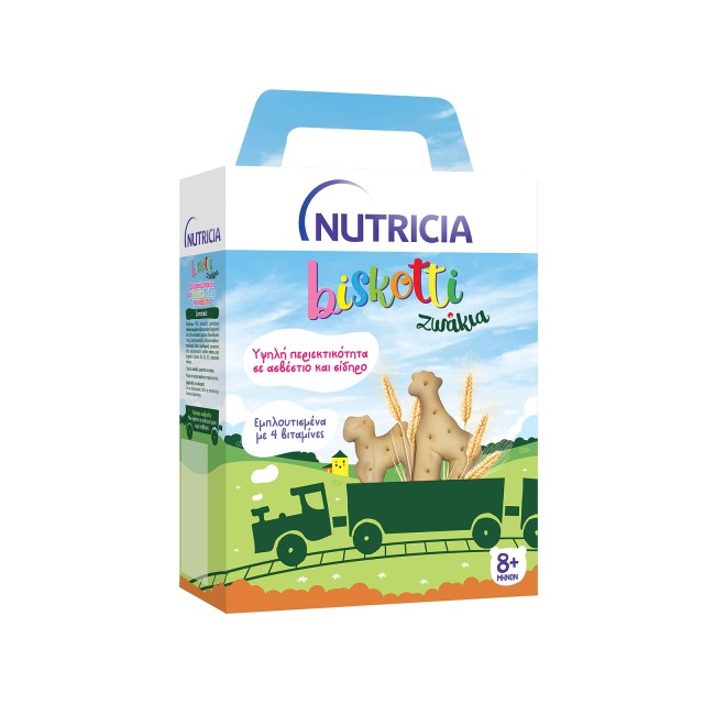 Nutricia Biskotti Ζωάκια 8m+ 180gr