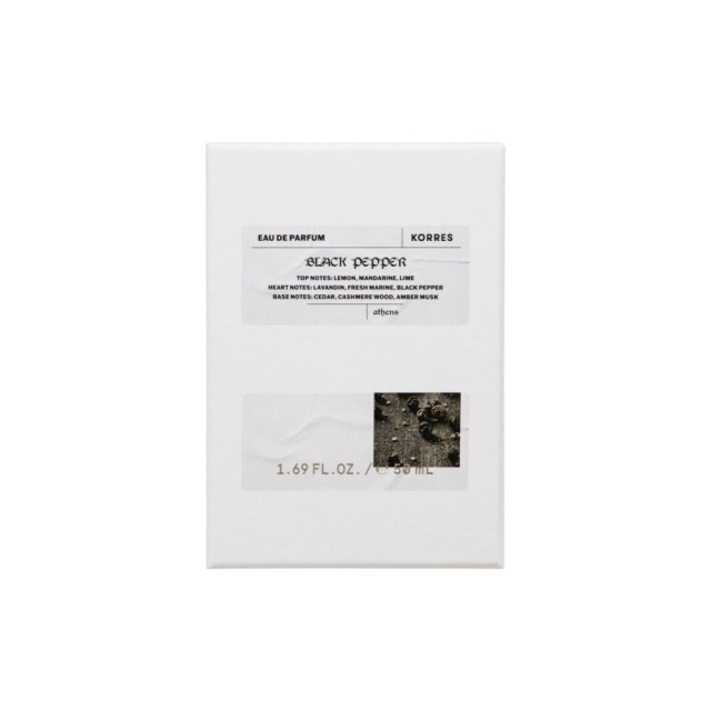 Korres Black Pepper Eau de Parfum Ανδρικό Άρωμα 50ml