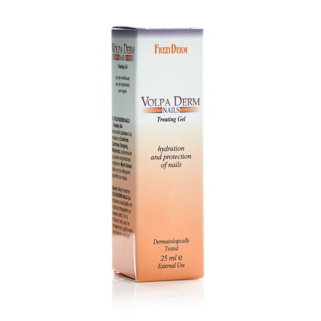 Frezyderm Volpaderm Nails Treating Gel, Gel Ανάπλασης, Ενυδάτωσης και Προστασίας για τα Νύχια 25ml