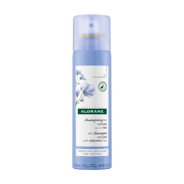Klorane Lin Dry Shampoo για Όγκο με Ίνες Βιολογικού Λιναριού 150ml