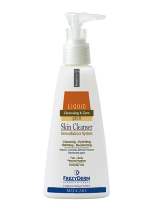 Frezyderm Liquid Skin Cleanser Καθαρισμός, Ενυδάτωση & Καταπολέμηση Κακοσμίας, Πρόσωπο, Σώμα & Ατομική Υγιεινή 125ml