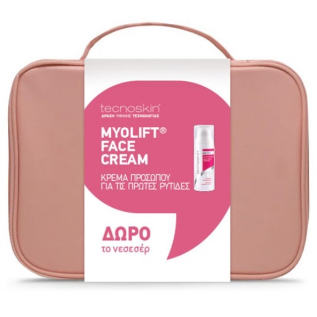 Tecnoskin Promo Myolift Face Cream, Αντιγηραντική Κρέμα Προσώπου Πρώτες Ρυτίδες, 50ml & Νεσεσέρ