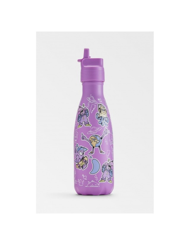 Chillys Original KidsCrew, Παιδικό Παγούρι Θερμός, Μωβ 350ml