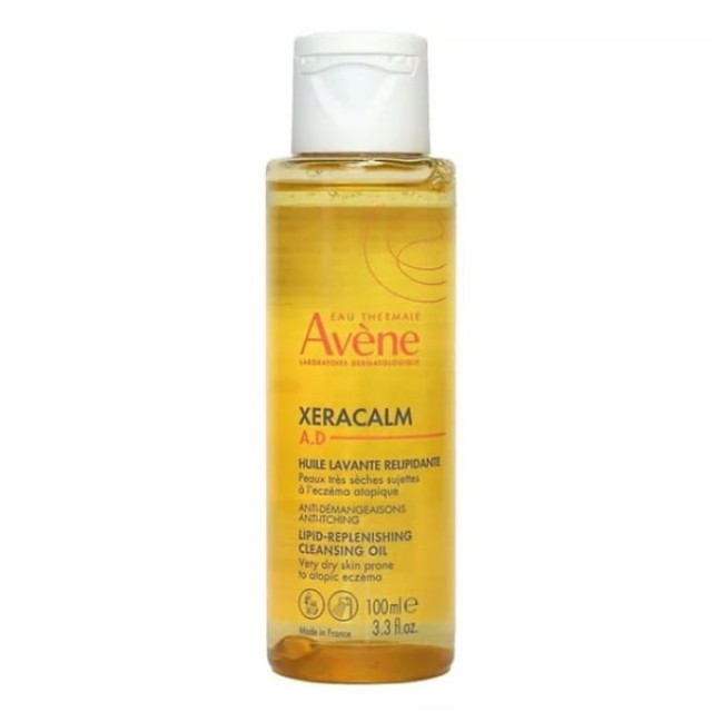 Avene Xeracalm A.D Huile Lavante, Λάδι Καθαρισμού για το Ξηρό Δέρμα Με Τάση Ατοπίας 100ml