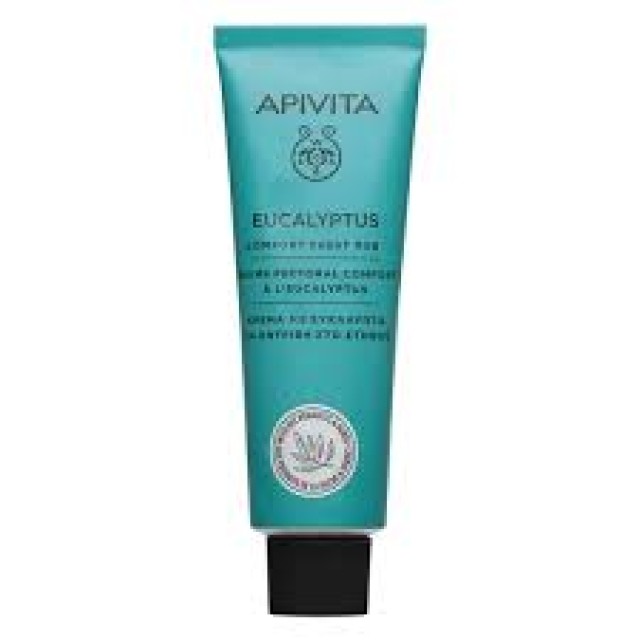 Apivita Eucalyptus Comfort Chest Rub Κρέμα Με Ευκάλυπτο Για Εντριβή 50ml