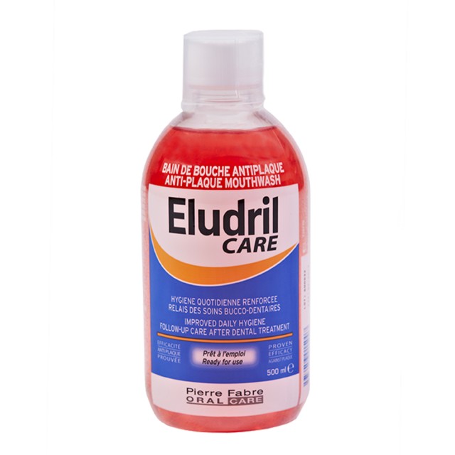 Eludril Care Διάλυμα Για Στοματικές Πλύσεις Κατά Της Πλάκας 500ml