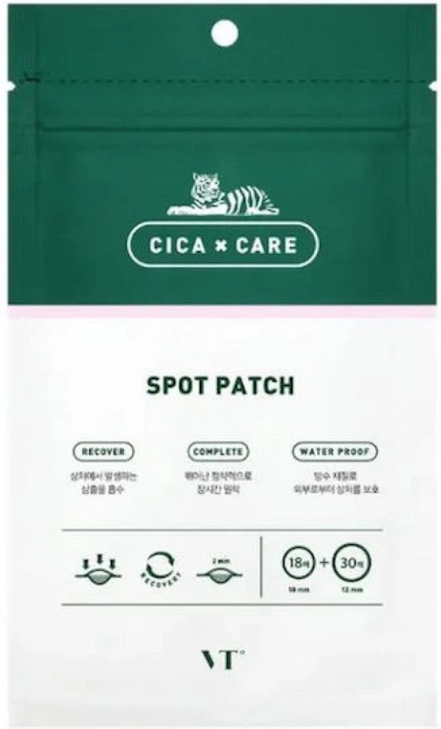 VT Cosmetics Cica Spot Patch Eπιθέματα για Aκμή & Aτέλειες 48τεμ
